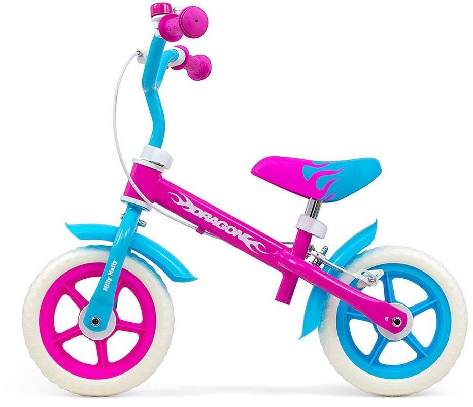 Milly Mally Dětské odrážedlo kolo Dragon s brzdou Candy