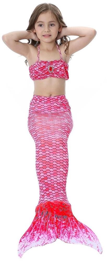 Surtep Kostým na plavání Mořská Panna Mermaid 3-pack Pink Virgin Vel. 140