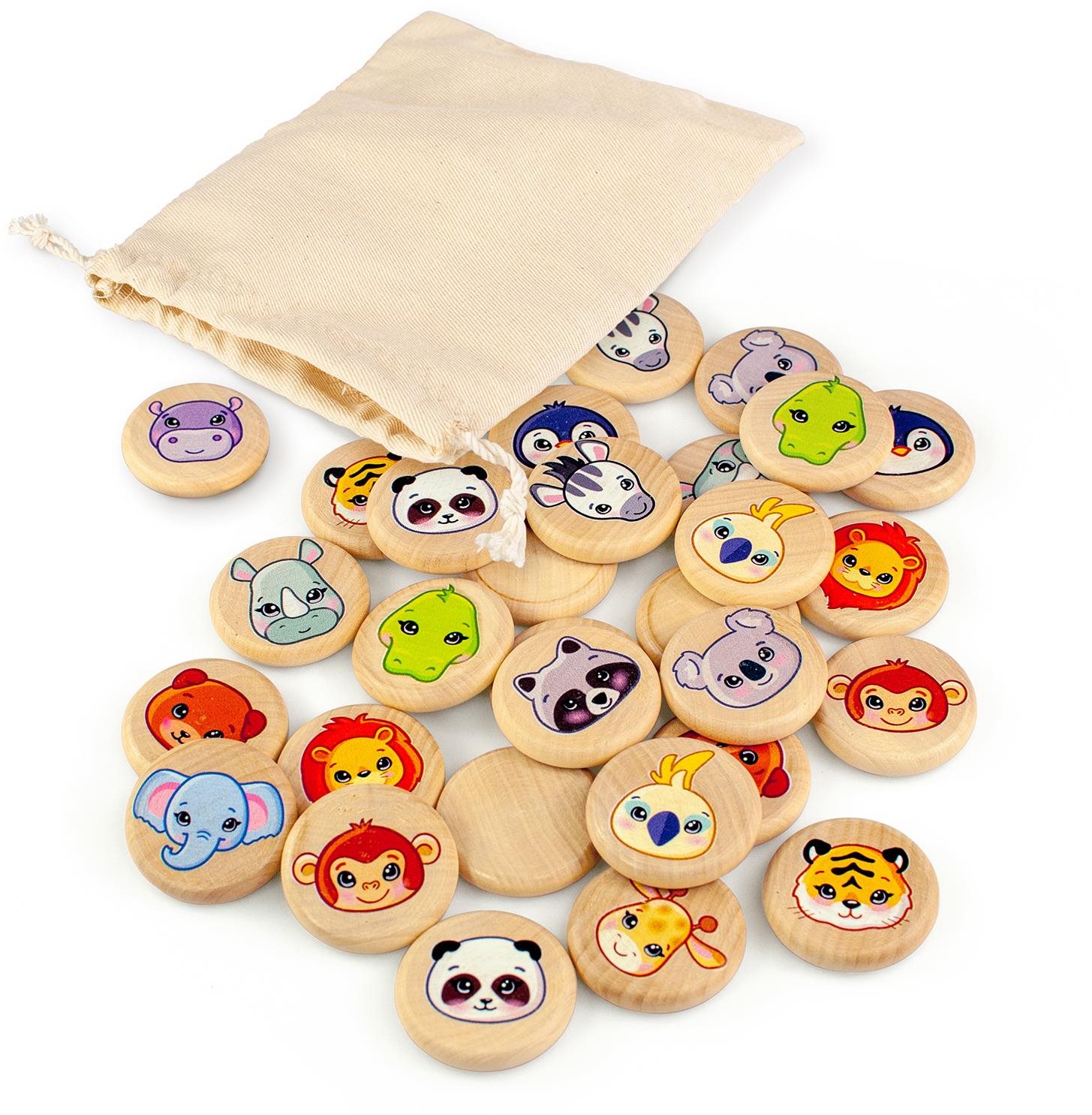 Ulanik Desková hra pro děti pexos "Zoo"