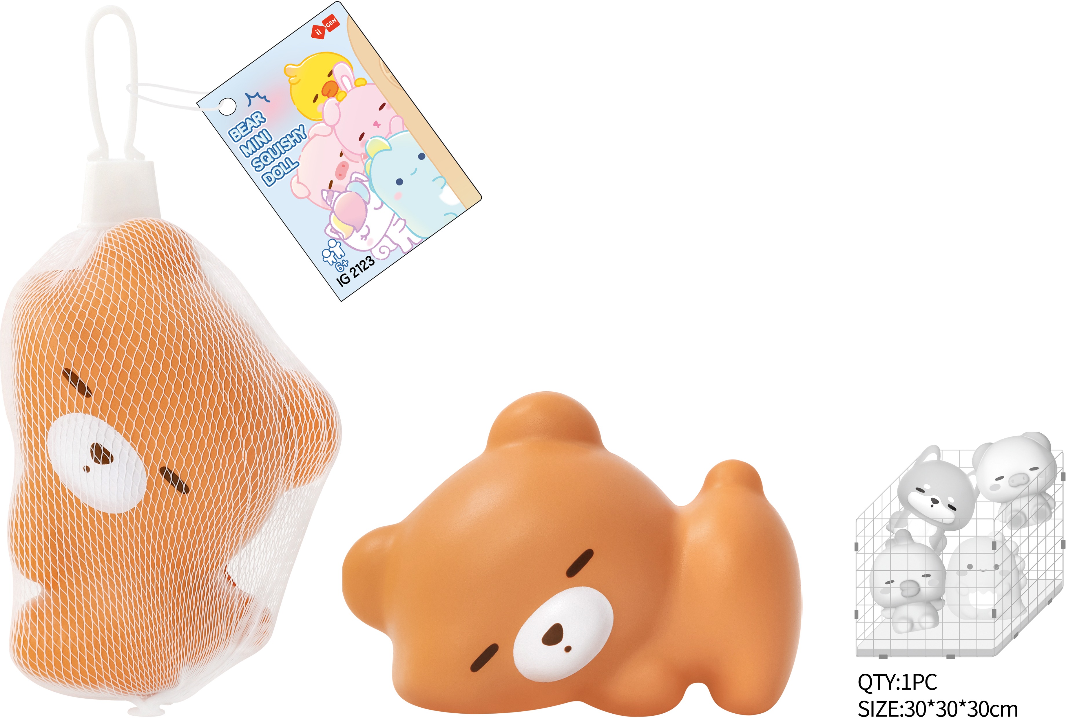 Manal SQUISHY antistres Méďa
