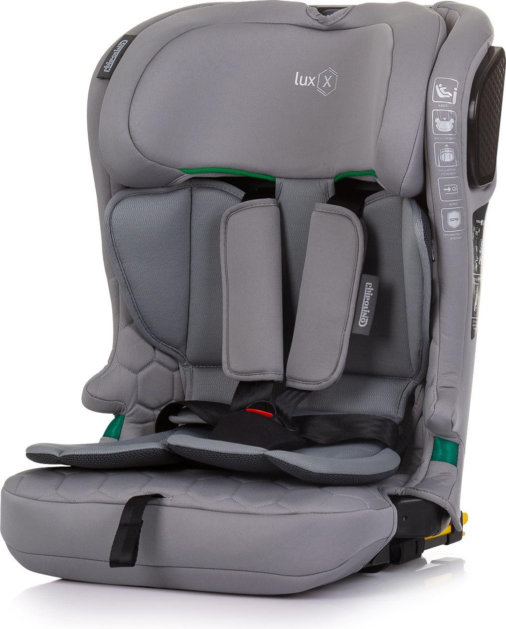 CHIPOLINO Lux X i-Size 76-150 cm Isofix Granite