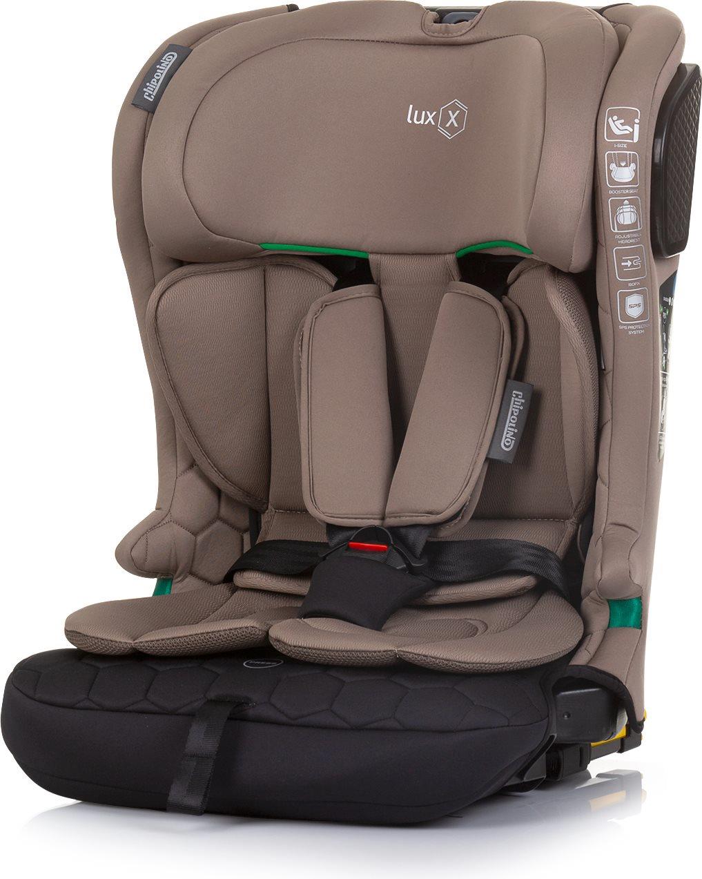 CHIPOLINO Lux X i-Size 76-150 cm Isofix Macadamia