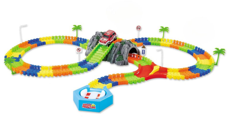Alltoys Variabilní dráha s tunelem 144 dílů