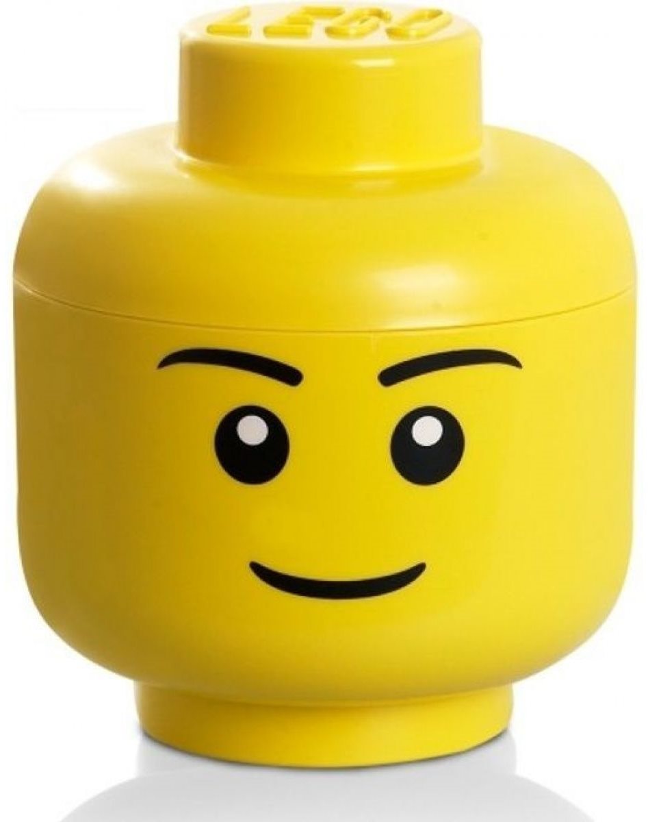 LEGO úložná hlava (velikost L) - chlapec