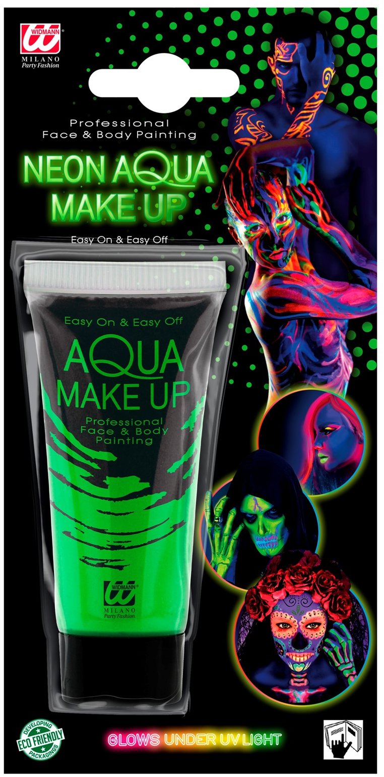 WIDMANN Neonový zelený aqua make-up 30 ml