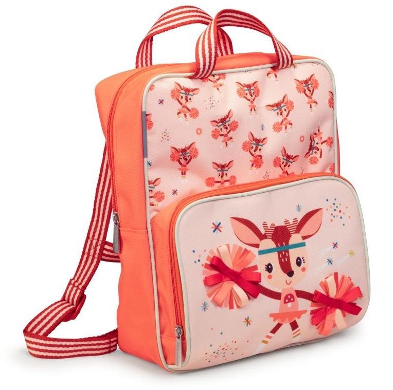 Lilliputiens dětský batoh s kapsou na svačinu - jelínek Stella