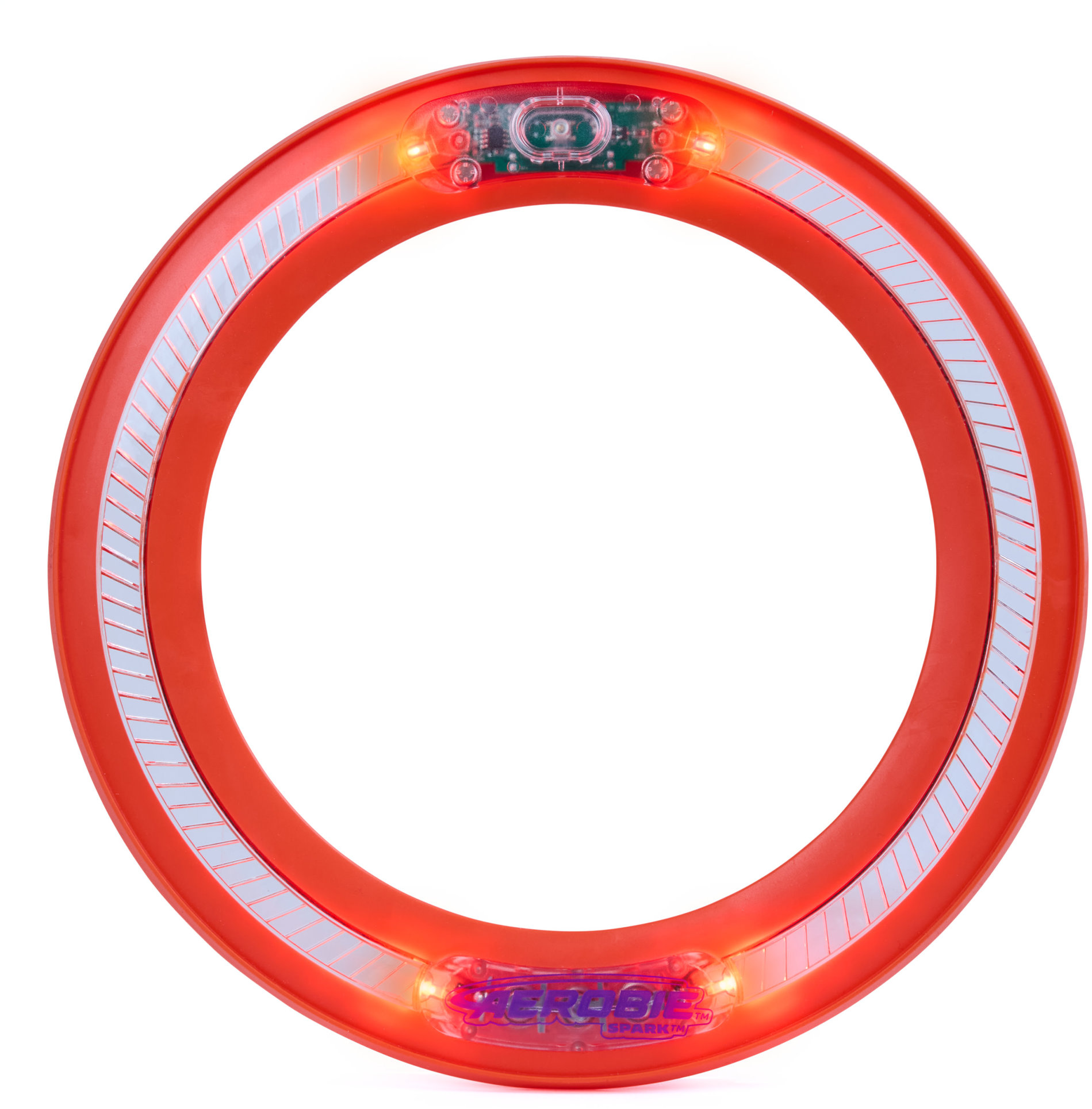 Bbizz adventure in sports Létající kruh Aerobie Spark LED oranžový