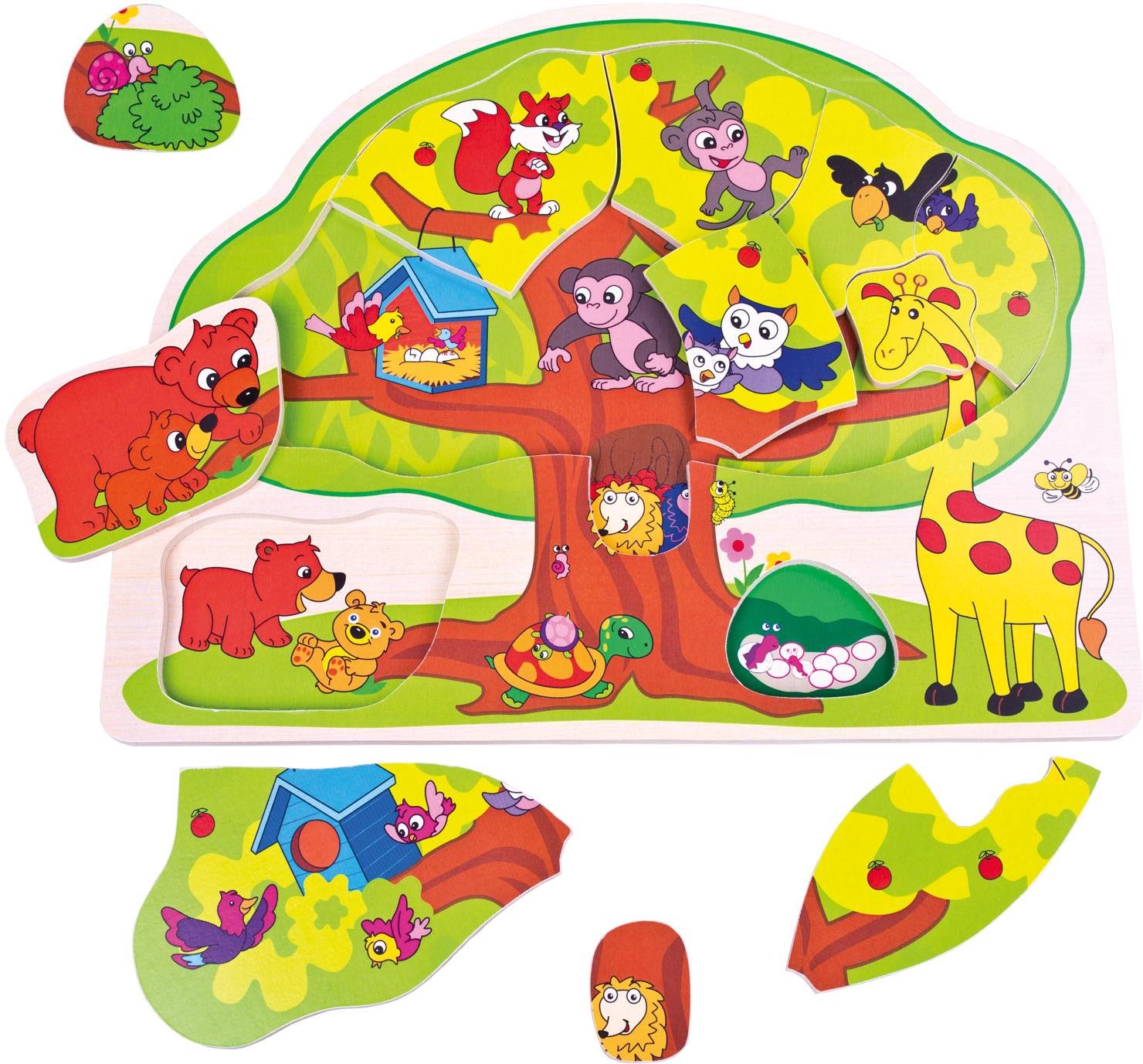 Bino puzzle veselá zvířátka