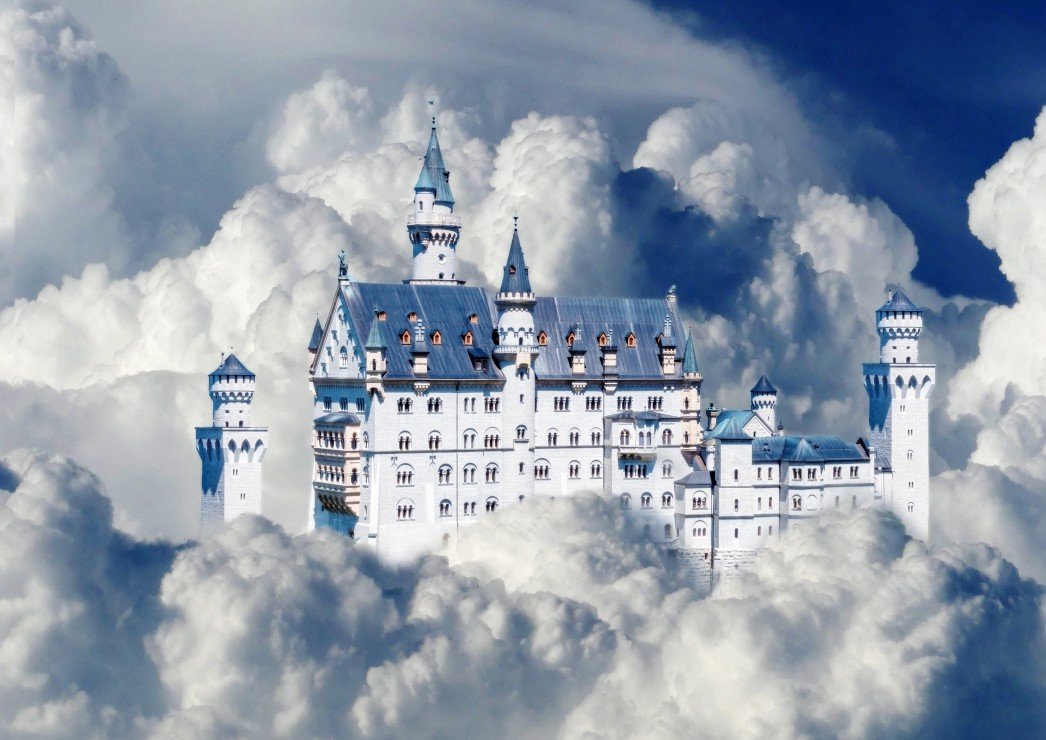 BLUEBIRD Zámek Neuschwanstein v oblacích 500 dílků
