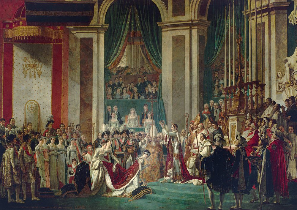BLUEBIRD Korunovace císaře Napoleona I. a císařovny Josefíny (1805-7) 1000 dílků