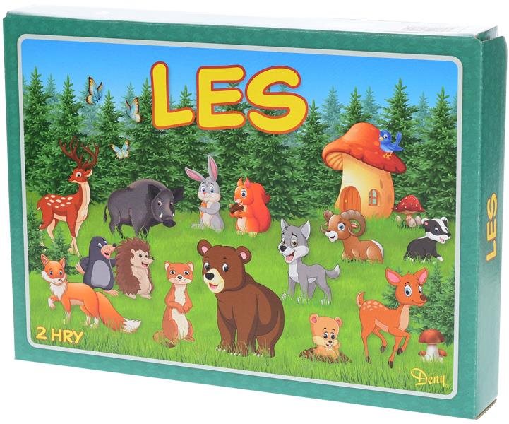 Les v krabičce
