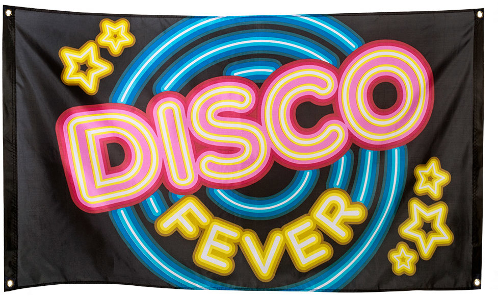Boland vlajka s nápisem Disco Fever