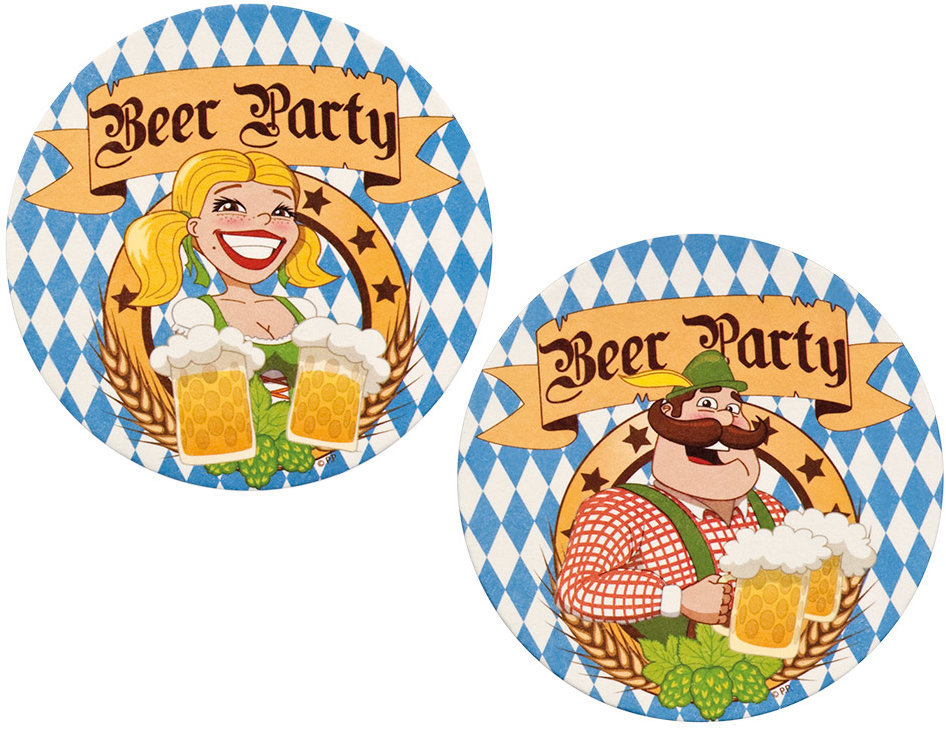 Boland Papírové pivní tácky Oktoberfest 10 ks