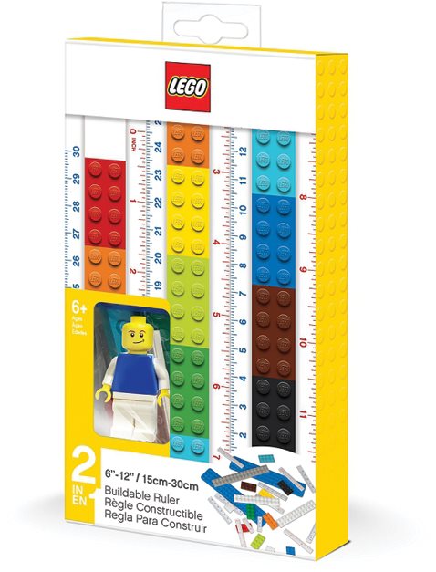 Pravítko LEGO s minifigurkou, 30 cm