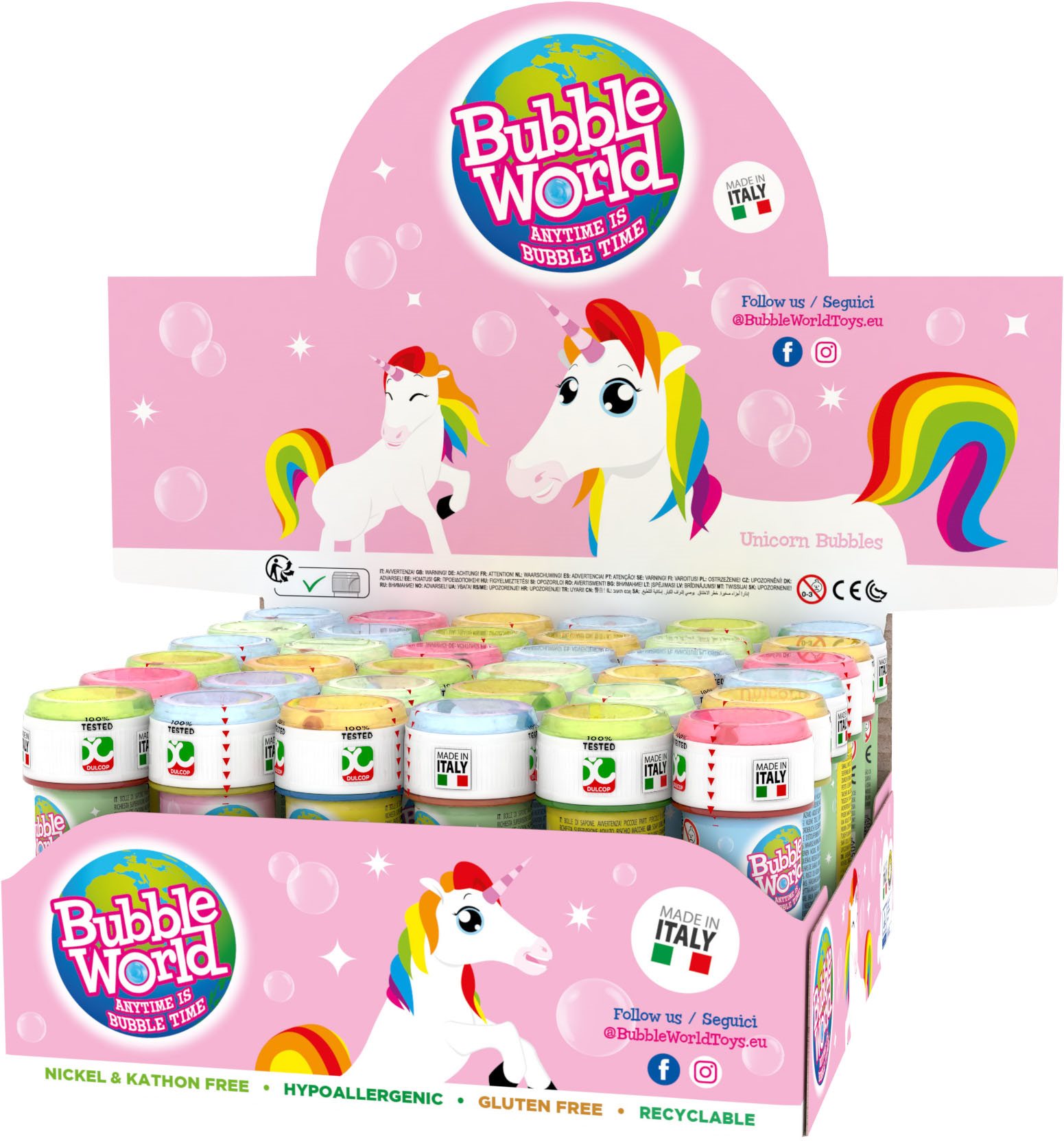 Bublifuk, 60ml, Jednorožec