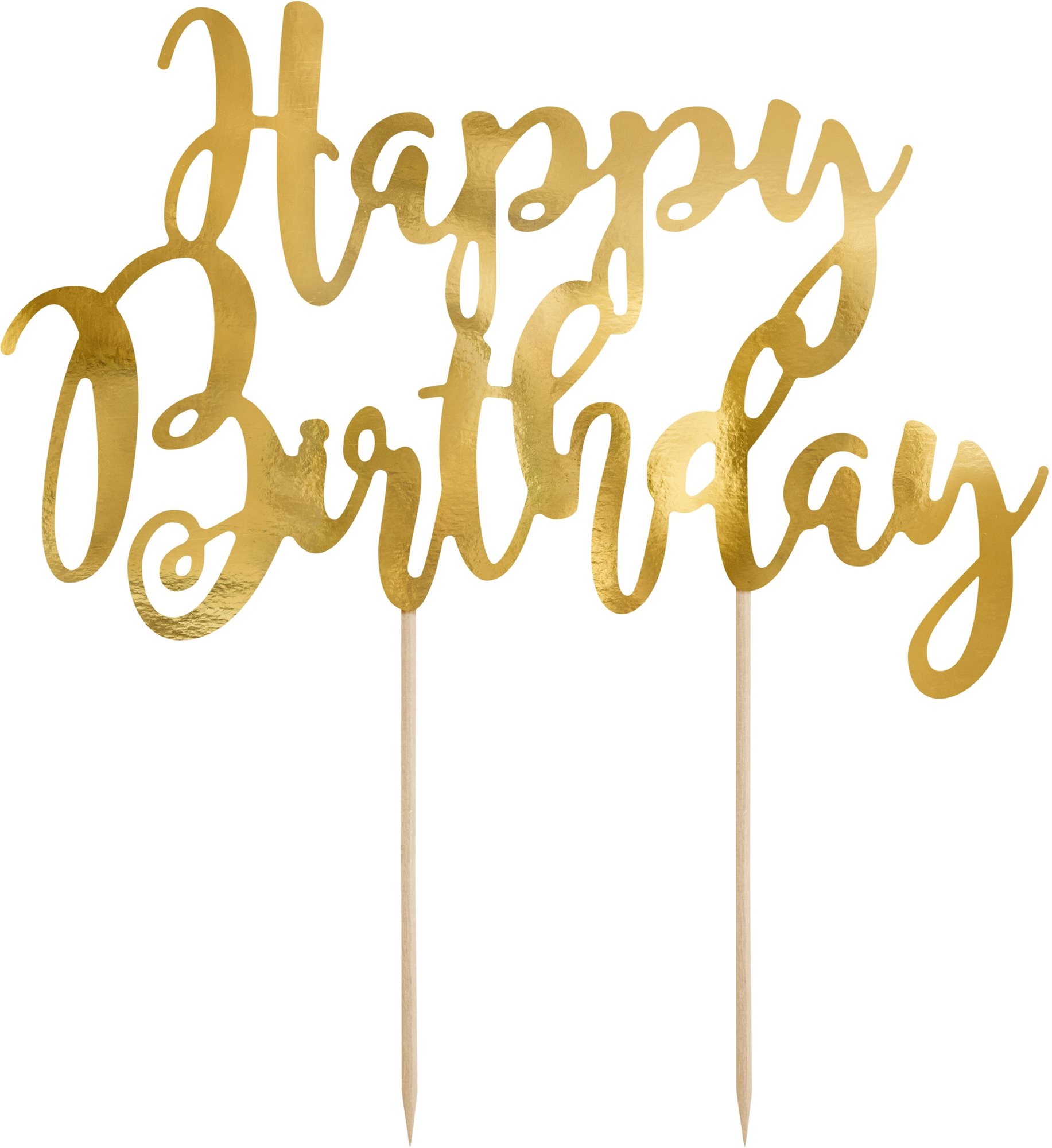 Zapichovací ozdoba na dort, Happy Birthday