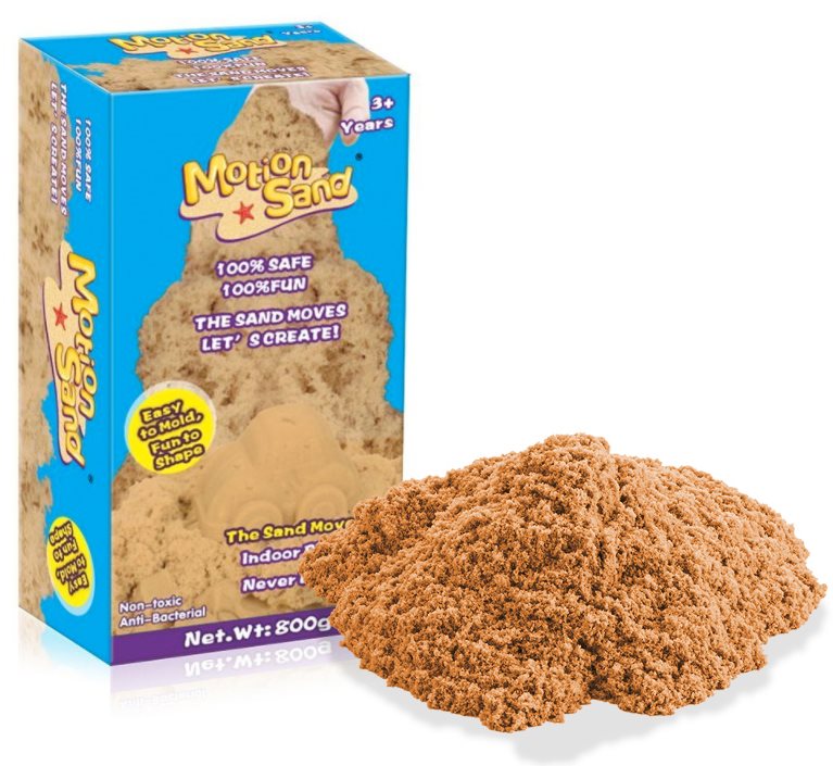 Kinetický / měsíční písek – náhradní sada 800g - oranžová barva