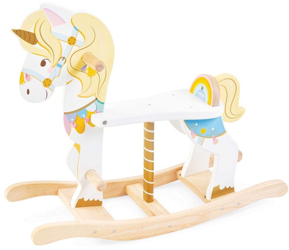 Le Toy Van Petilou Dřevěný houpací jednorožec