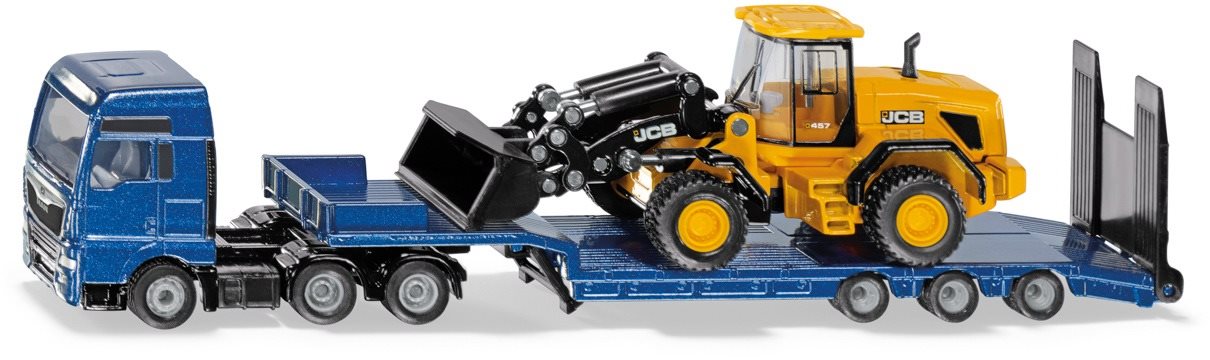 Siku Super - nakladač MAN s kolovým nakladačem JCB