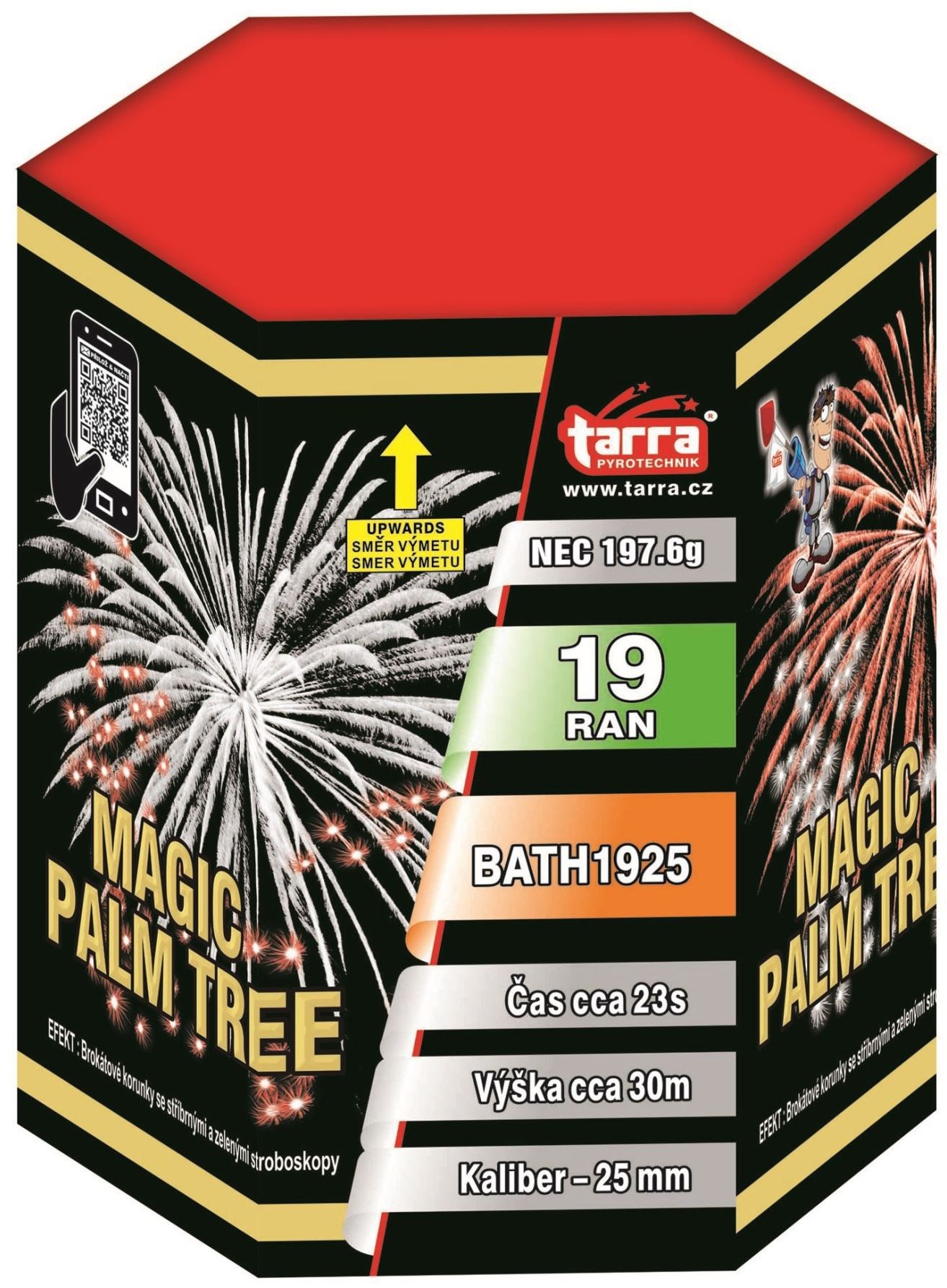Ohňostroj - baterie výmetnic magic palm tree 19 ran