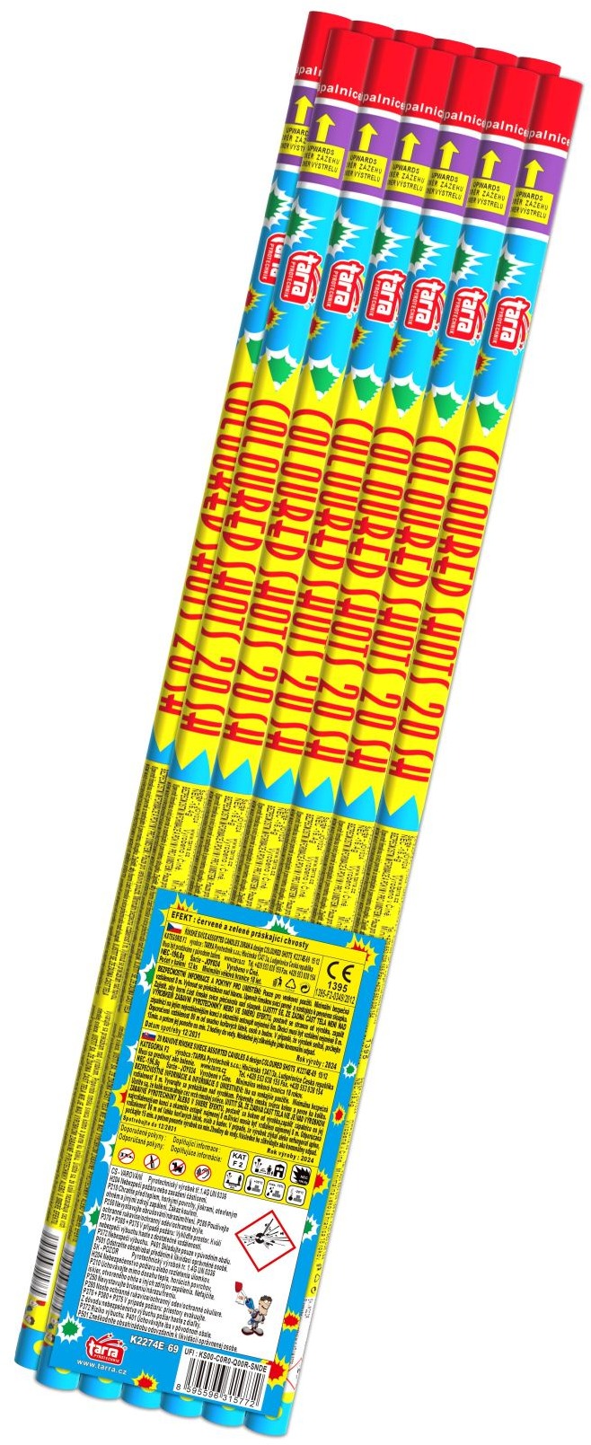 Pyrotechnika - římské svíce 20 ran - 12 ks