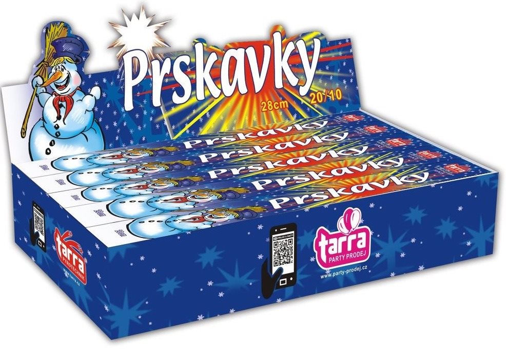 Ruční prskavky 28 cm - 200 ks - pyrotechnika
