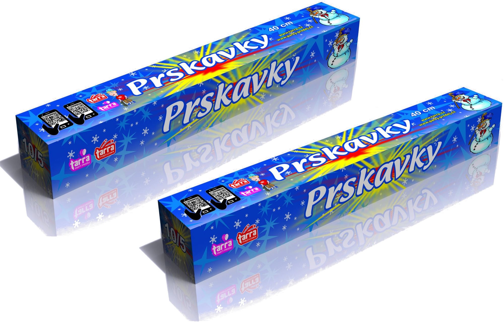 Ruční prskavky 40 cm - 100 ks - pyrotechnika