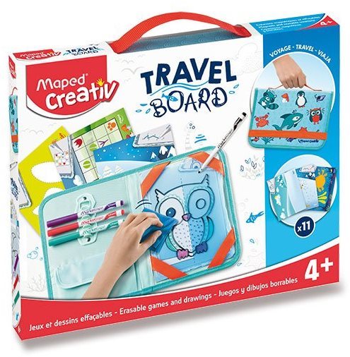 MAPED Travel Board pro děti s motivy zvířátek