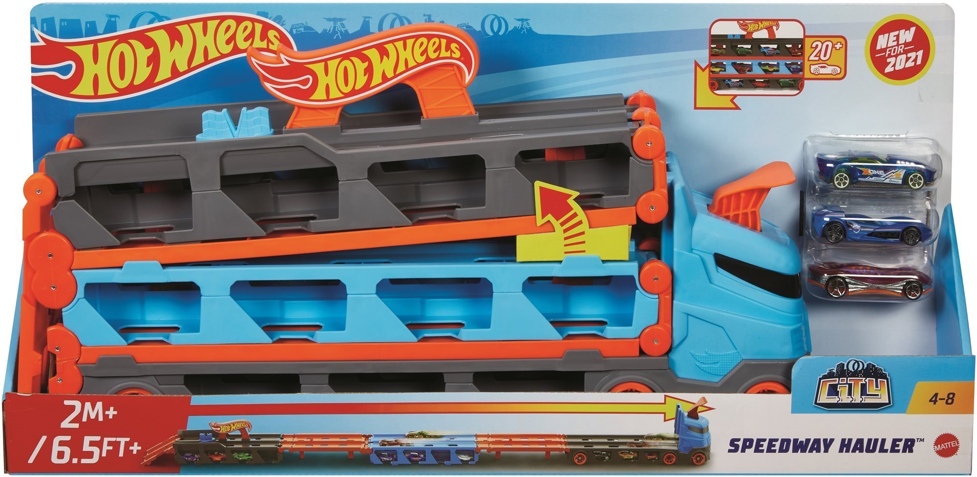Hot Wheels Nadupaný tahač