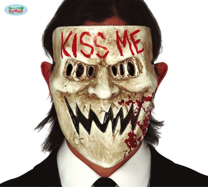 Maska Horor "Kiss Me" - Očista - Volební Rok - The Purge: Election Year - Halloween