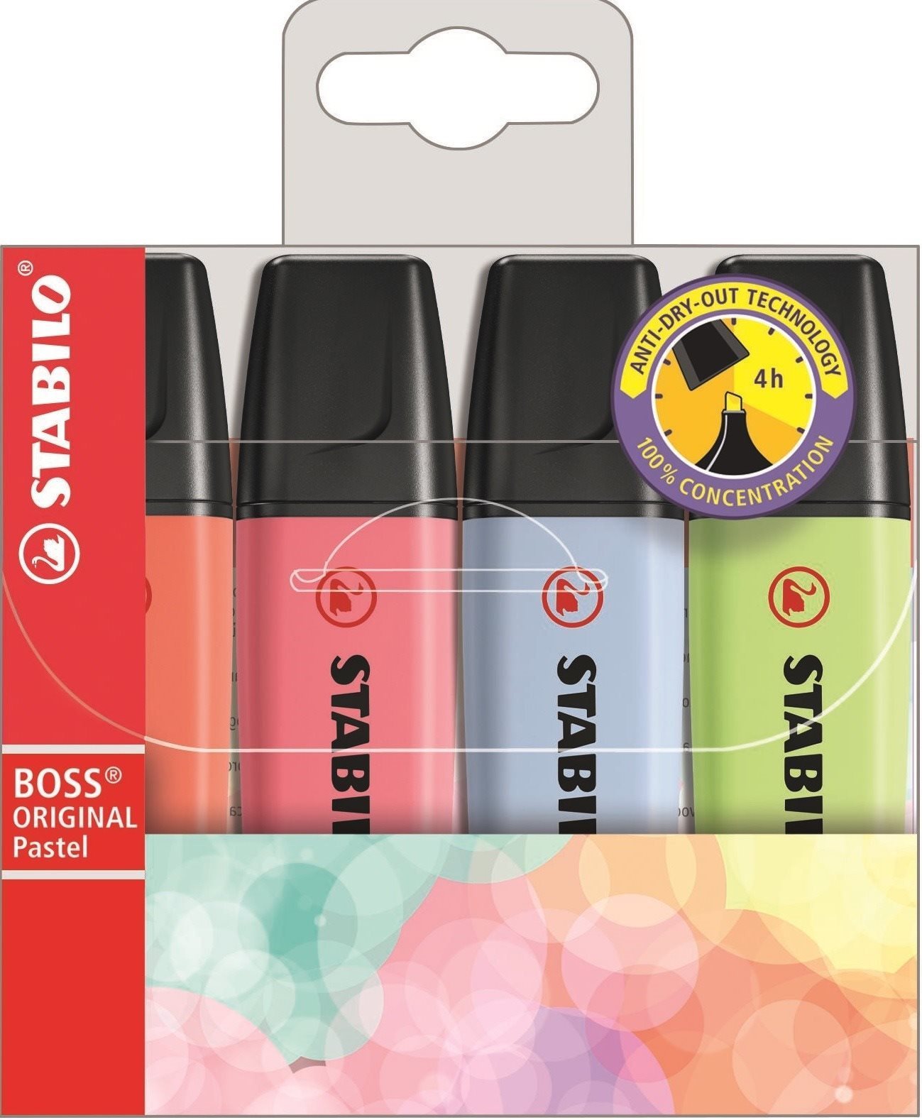 STABILO BOSS ORIGINAL Pastel pouzdro 4 ks mix barev č. 2