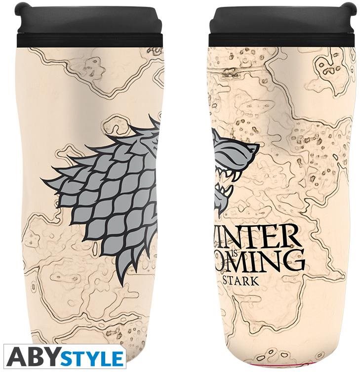 ABYstyle - Games of Thrones - Cestovní hrnek "Winter is coming"
