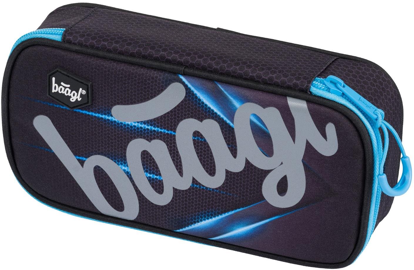 BAAGL Školní penál etue Skate Bluelight