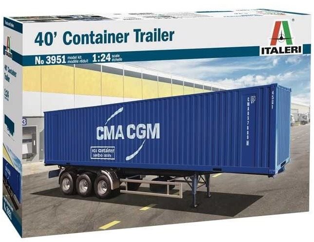 Model Kit truck 3951 - 40’ Container Trailer