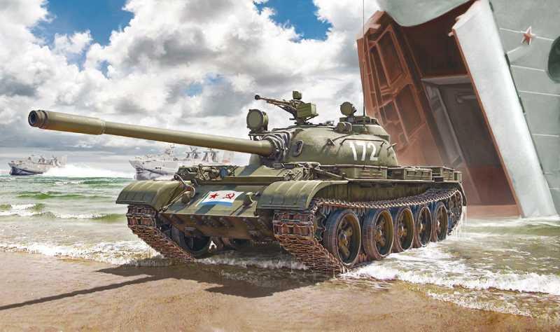 Model Kit tank 7081 - T-55 A