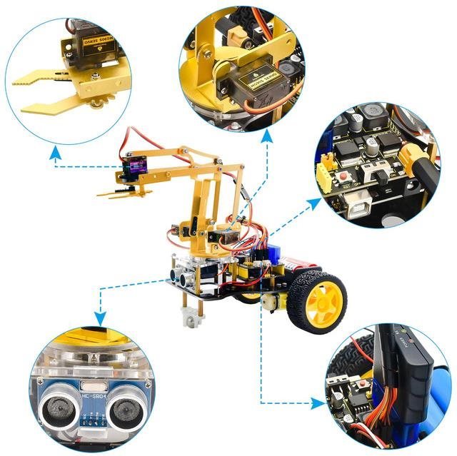 Keyes Arduino 4DOF robotická paže Learning Kit