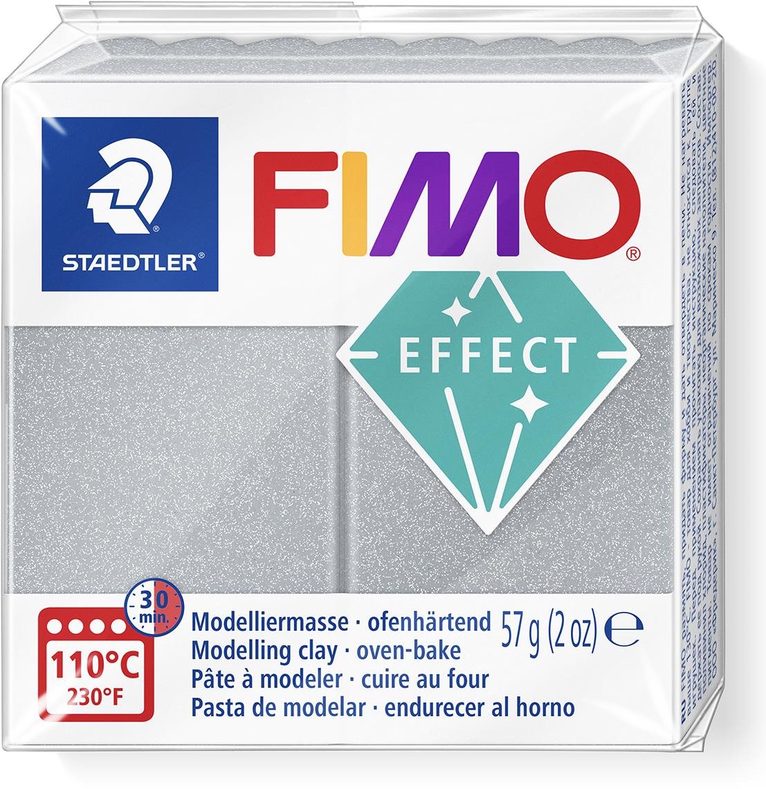 FIMO efekt 8020 - metalická stříbrná
