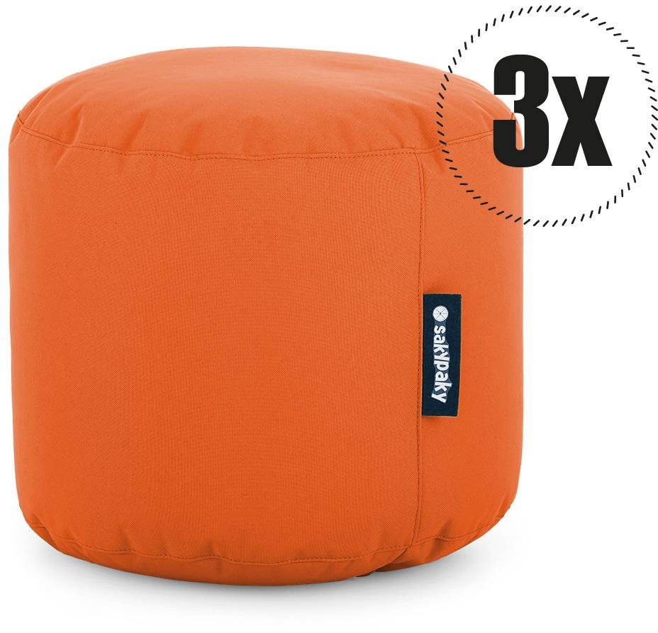 Oranžový taburet SakyPaky v moderním designu