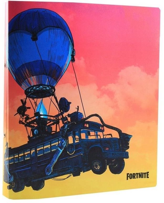 Pořadač Ringbinder A4 s motivem Battle Bus z Fortnite