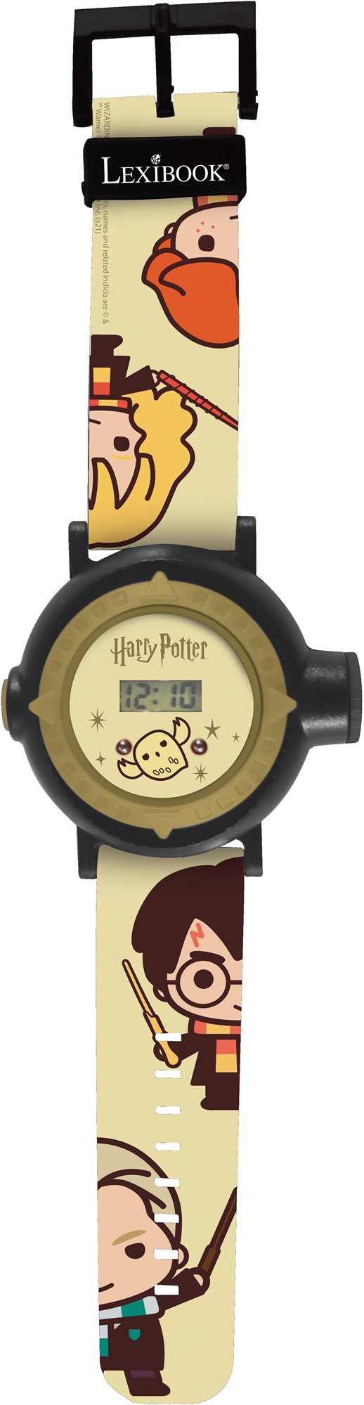Lexibook Digitální projekční hodinky s 20 obrázky k promítání - Harry Potter