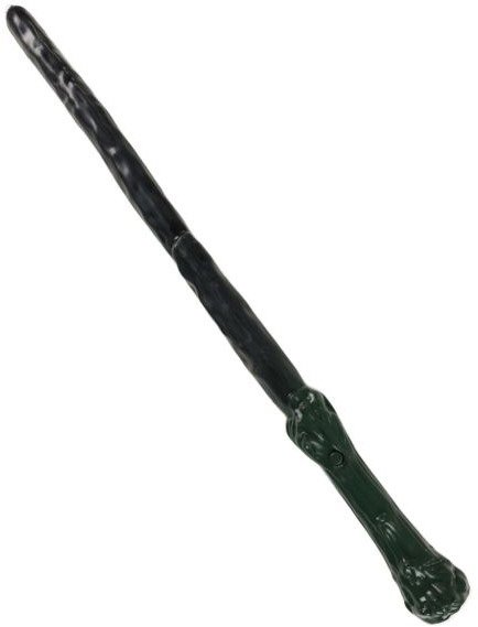 Hůlka čarodějnice /čaroděj se zvukem - halloween - 34 cm