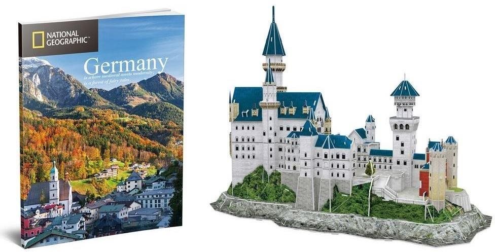 Cubicfun 3D puzzle National Geographic: Neuschwanstein 121 dílků