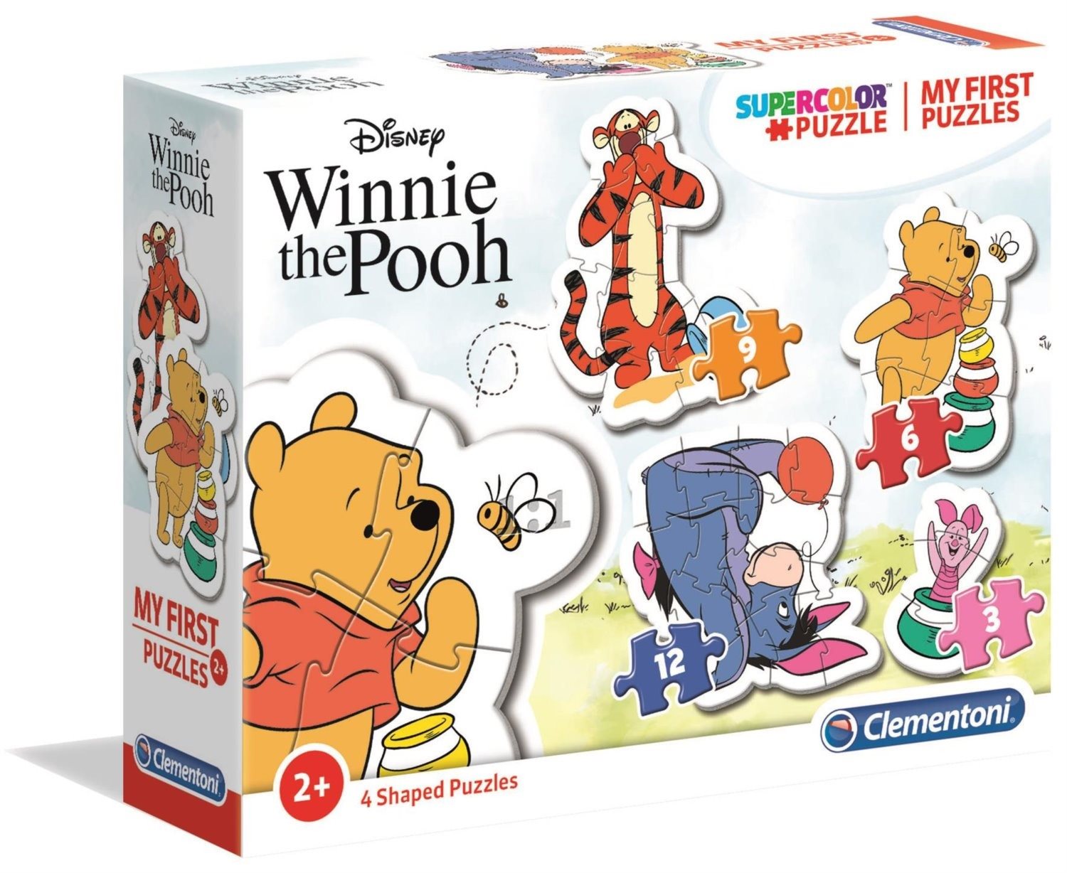 Clementoni Moje první puzzle Medvídek Pú 4v1 (2,3,4,5 dílků)