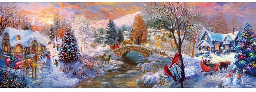Eurographics Panoramatické puzzle Jedeme k babičce 1000 dílků