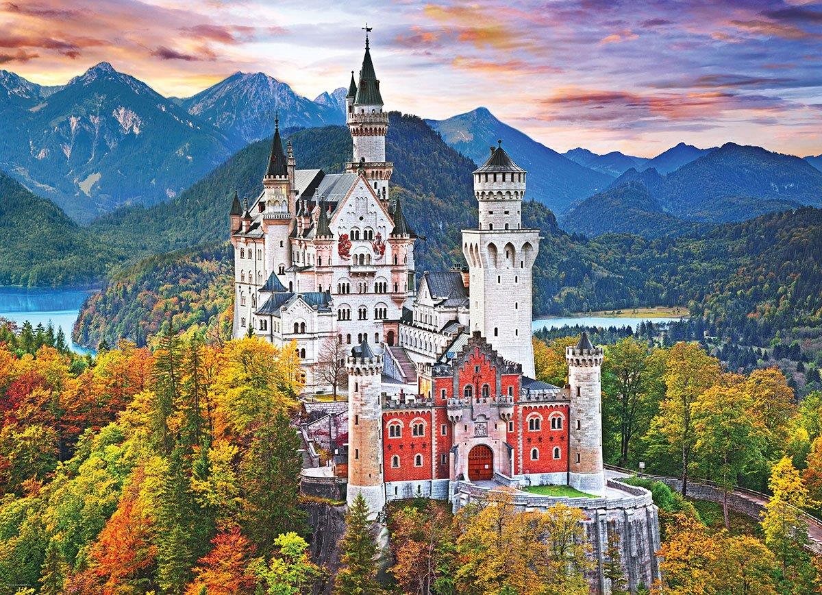 Eurographics Puzzle Zámek Neuschwanstein (HDR) 1000 dílků