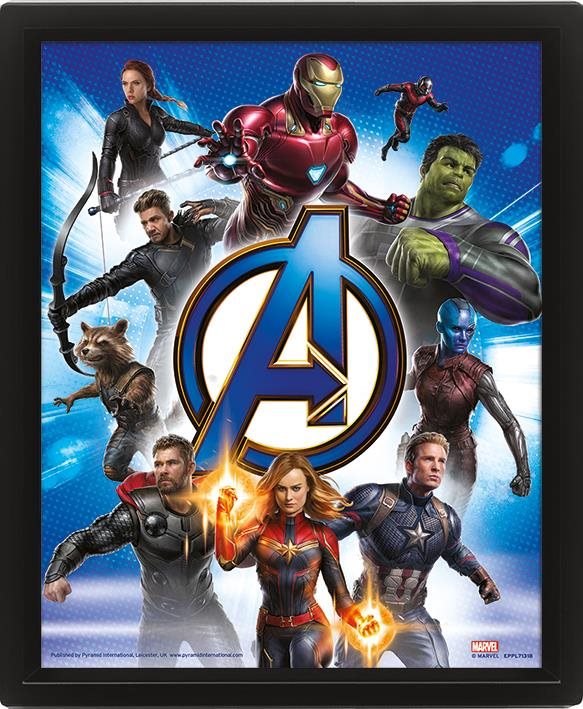 3D obraz Avengers