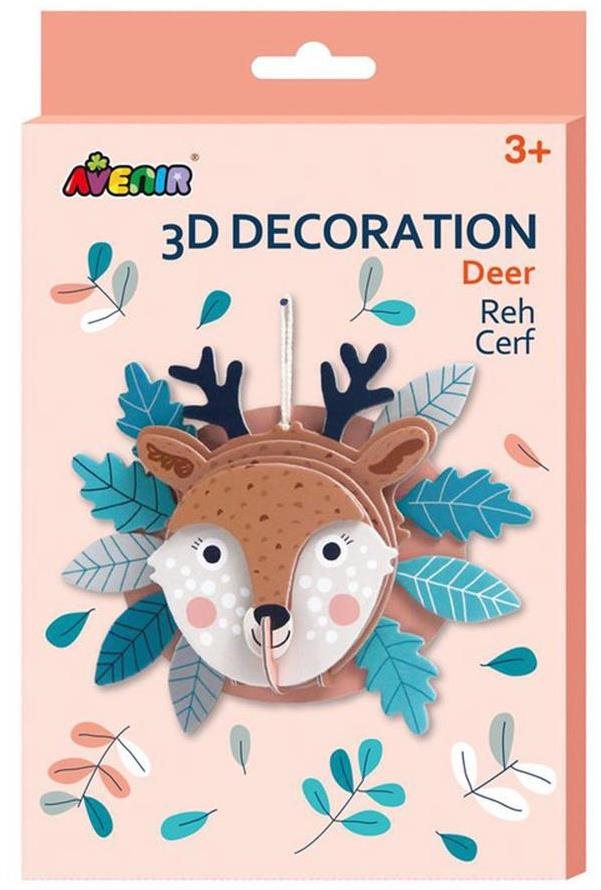 Avenir Dekorace 3D na zeď - jelen