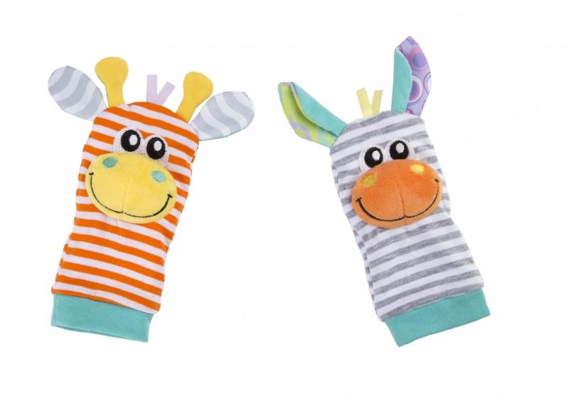 Playgro Chrastící ponožky a náramky pastelové