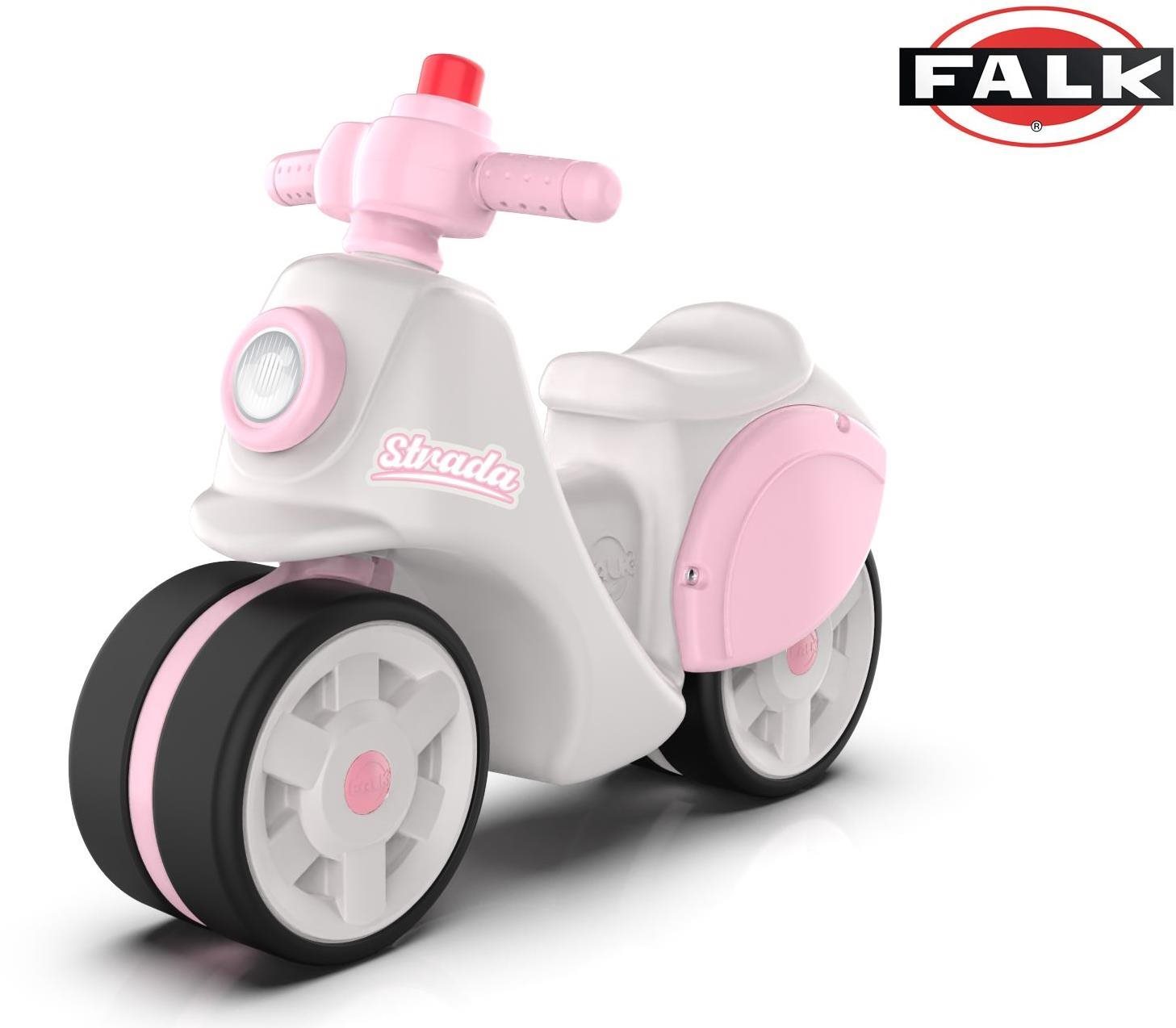 Falk Odrážedlo s tichými koly růžové