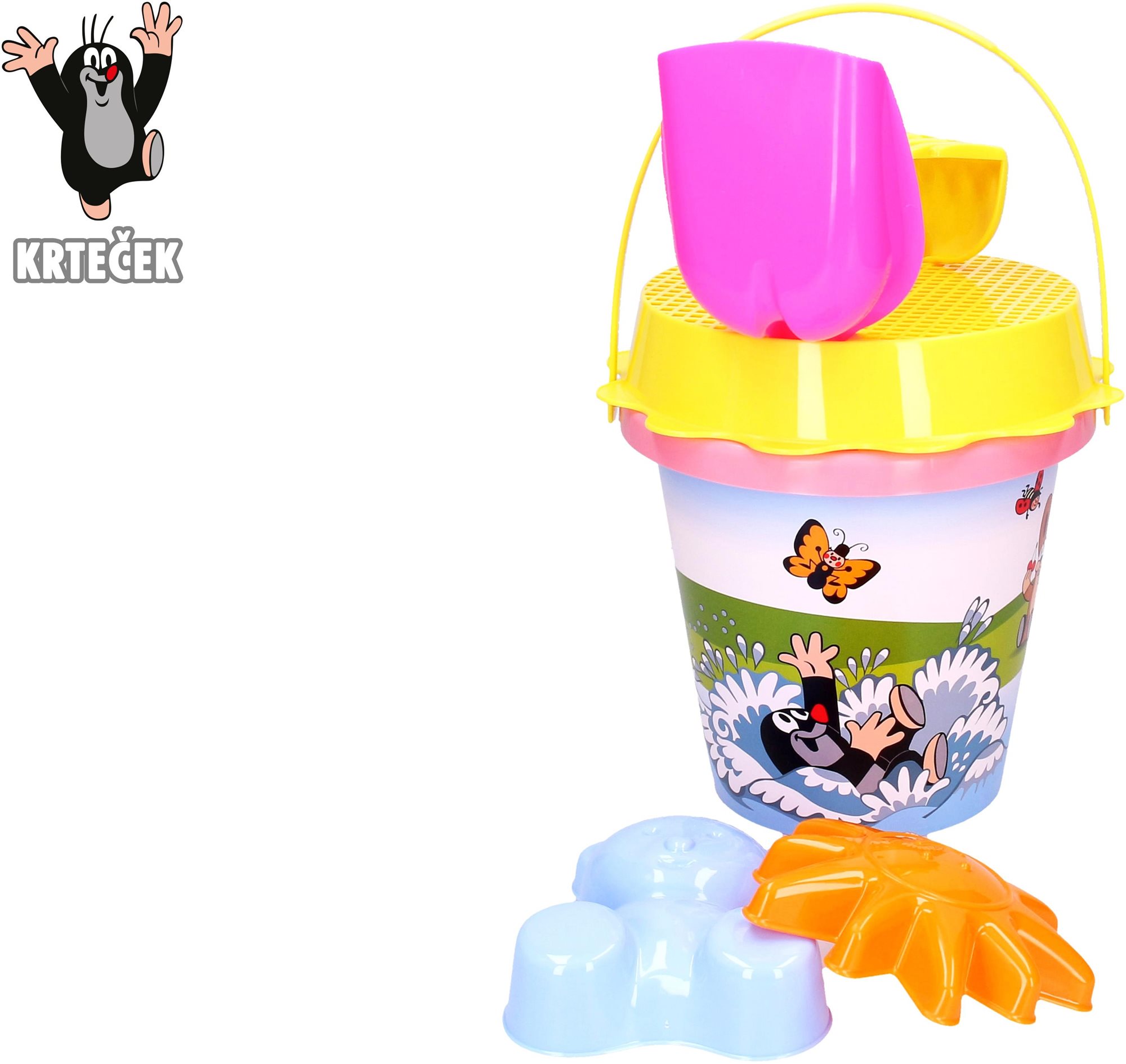 Písek sada Krtek 1,5 L růžová
